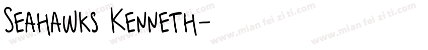 Seahawks Kenneth字体转换
